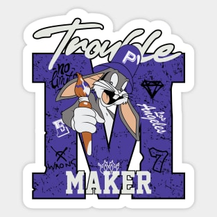 trouble maker Sticker